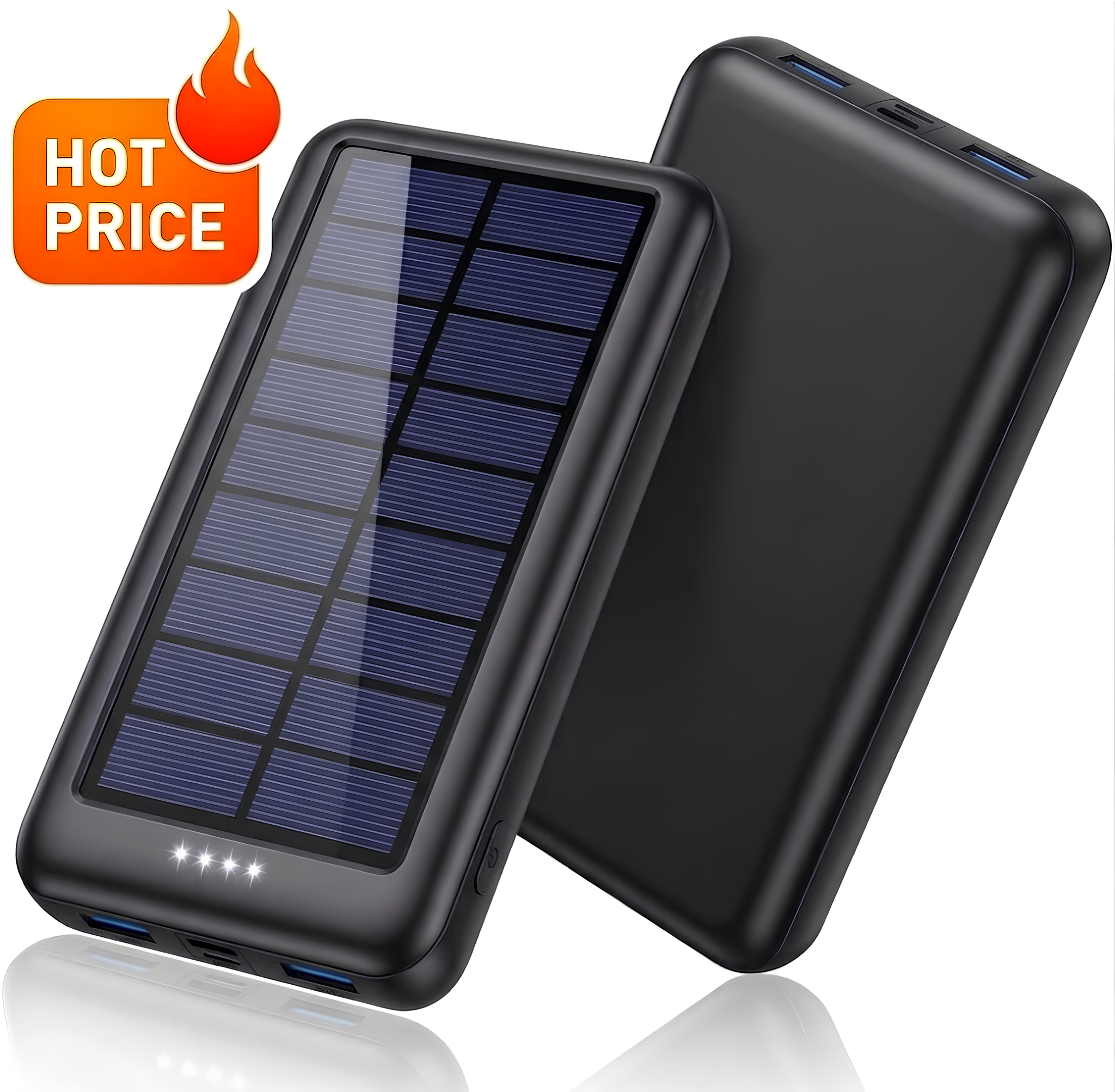 Usb Charger Dynamo - Solar Charger Power Bank 16000mAh Solar
