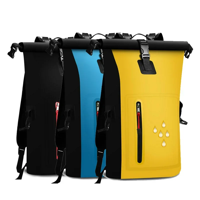 Cycling Commuter Backpack - Waterproof Backpack Heavy Duty Roll-Top Closure