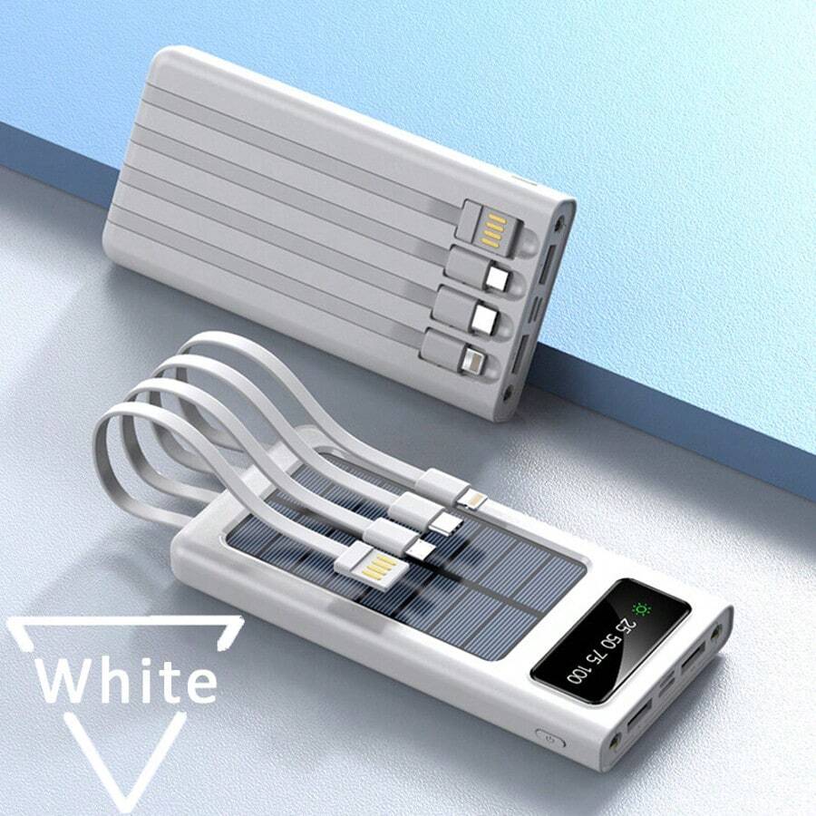 Usb Charger Dynamo - 10000mAh Portable Solar Power Bank External