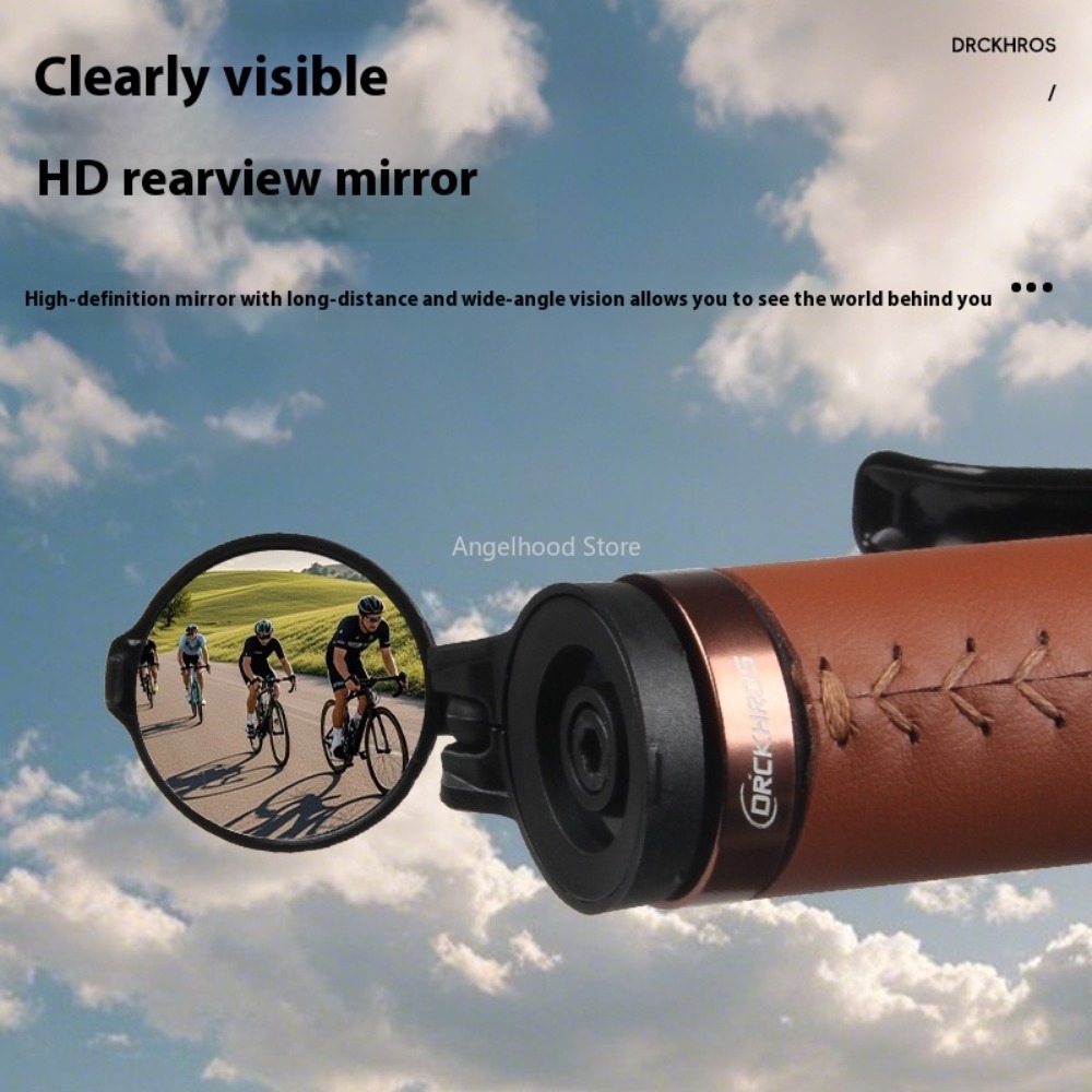 Mirror Handlebar Convex - Handlebar Installation Bicycle Rearview Mirror Acrylic