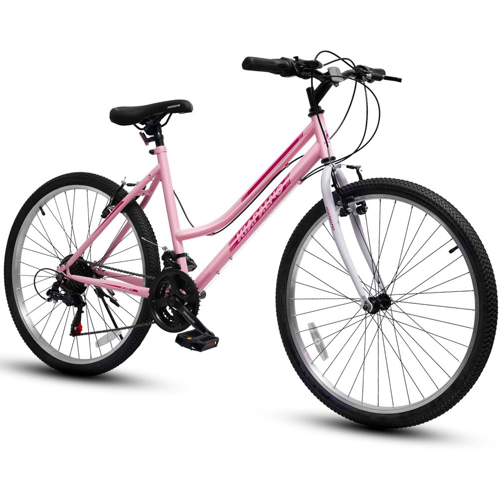 Cycling For Commute - 21-Speed 24/26 Inch Women's Mountain Bike