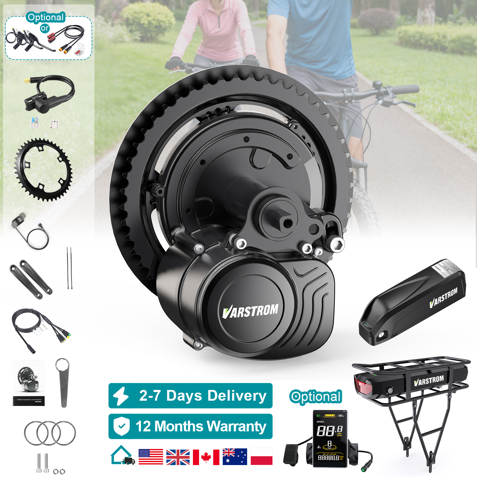Commuting With Road Bike - Tongsheng 48V 500W 750W 1000W Torque