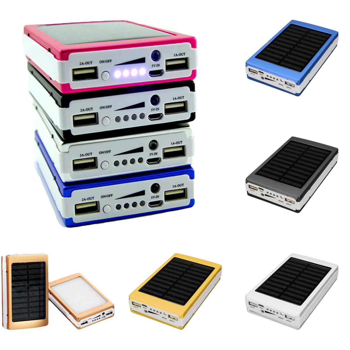 Usb Charger Dynamo - 5x18650 Powerbank Portable Pover Power Bank