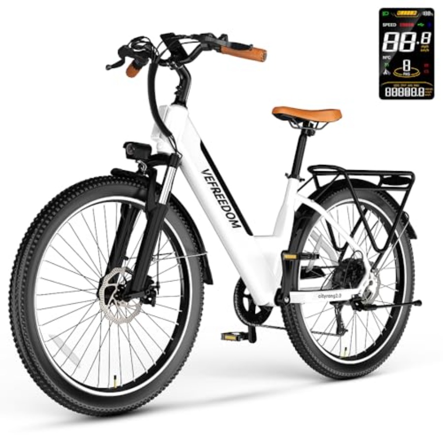 Commuter Biking - Electric mountain e-bike for adult commute,