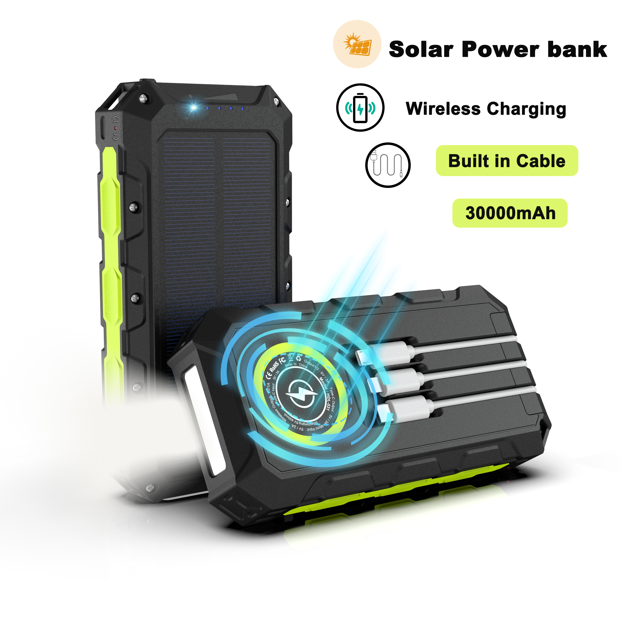 30000mAh Power Bank Waterproof - Usb Charger Dynamo recensione e prezzo