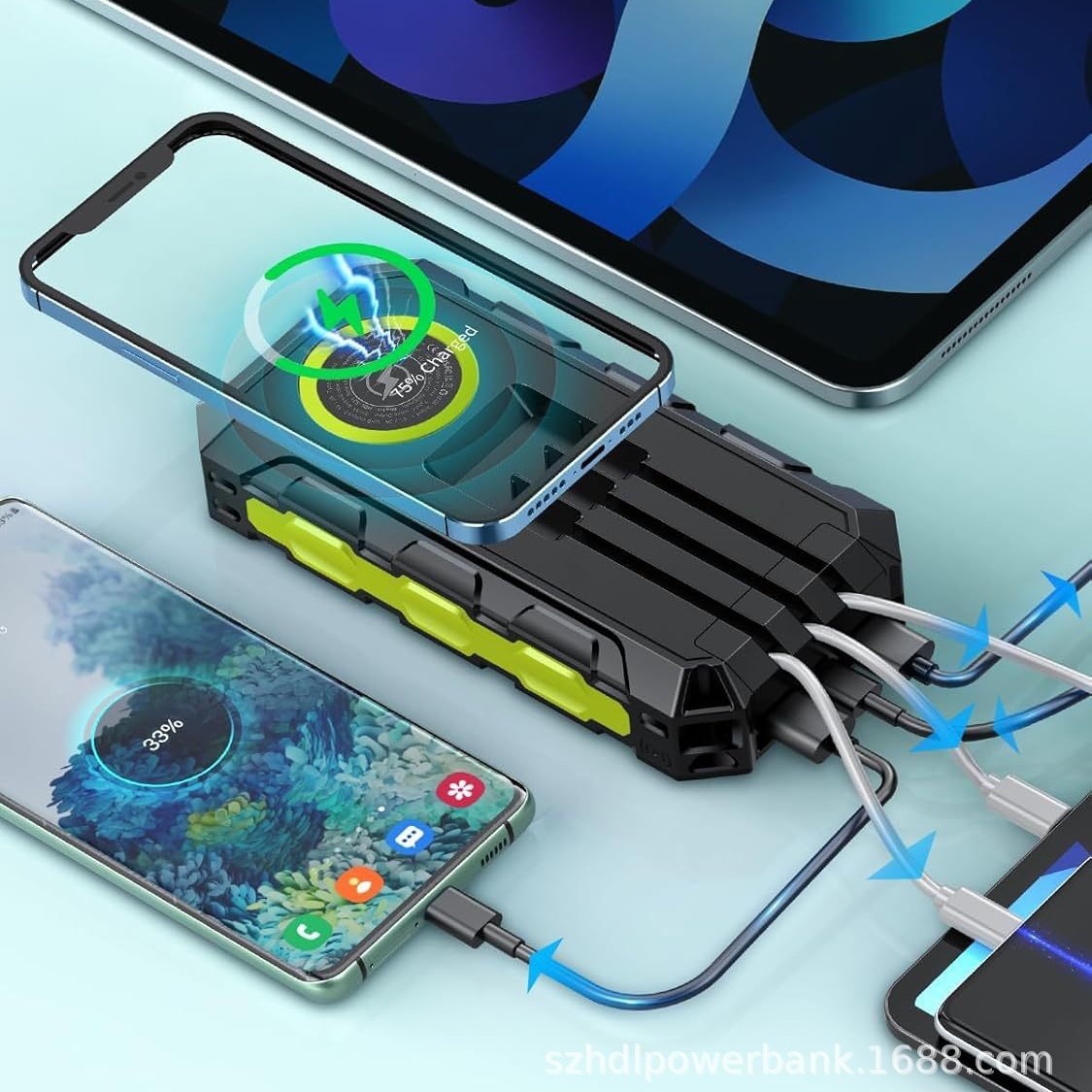 30000mAh Power Bank Waterproof - Usb Charger Dynamo recensione e prezzo