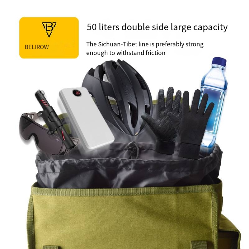 Large Capacity Bike Rear Bag D - Cycling Journey recensione e prezzo