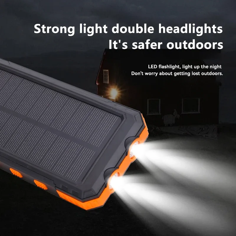200000mAh Solar Power Bank Por - Usb Charger Dynamo recensione e prezzo