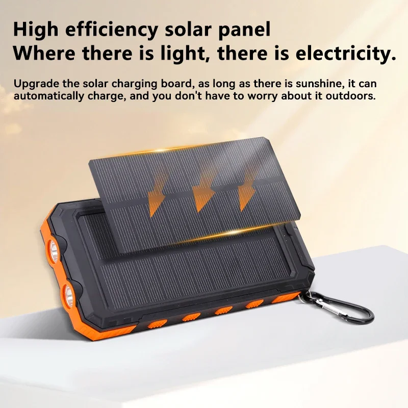 200000mAh Solar Power Bank Por - Usb Charger Dynamo recensione e prezzo