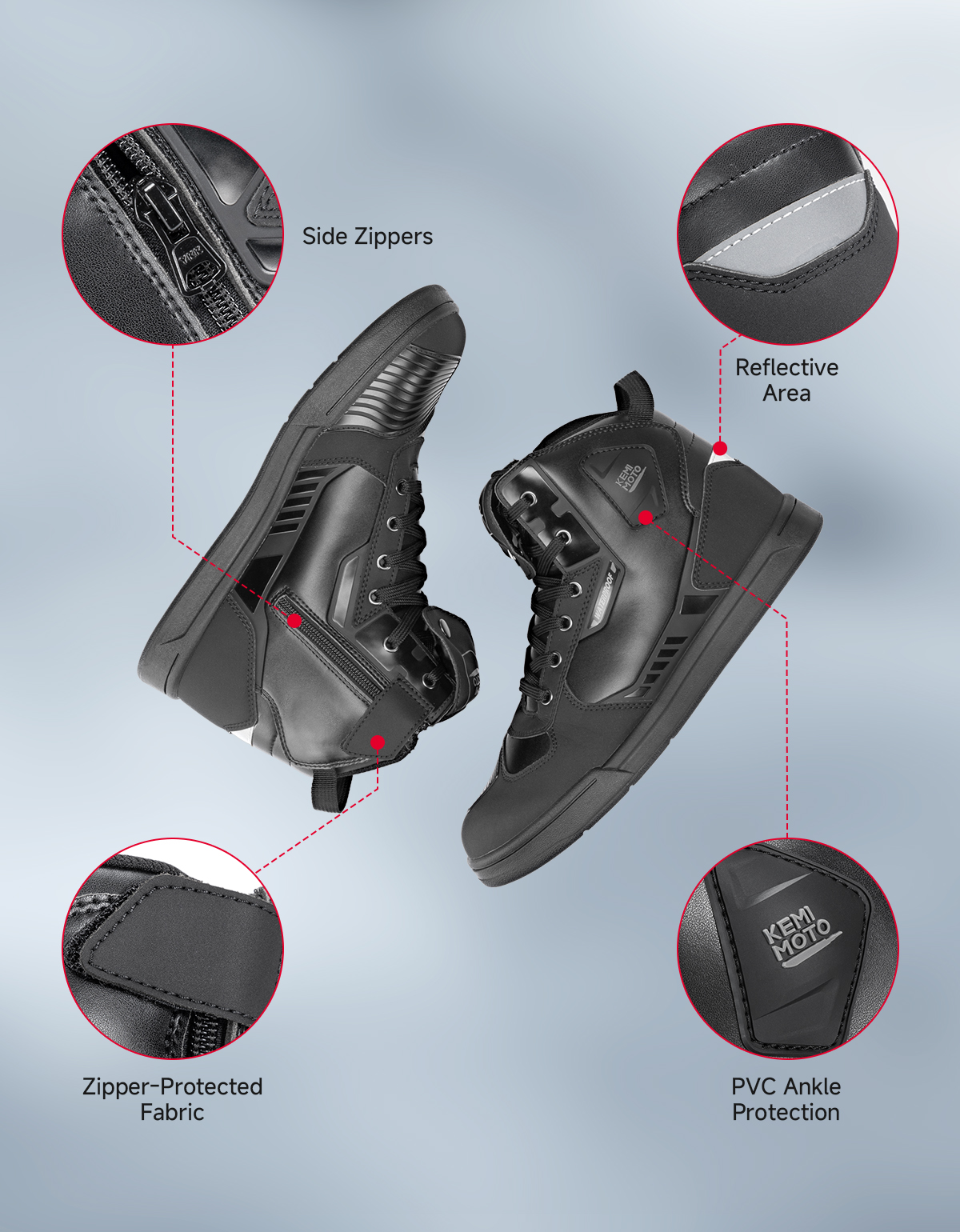KEMIMOTO Men's Motorcycle Ridi - Cycling Commute Shoes recensione e prezzo