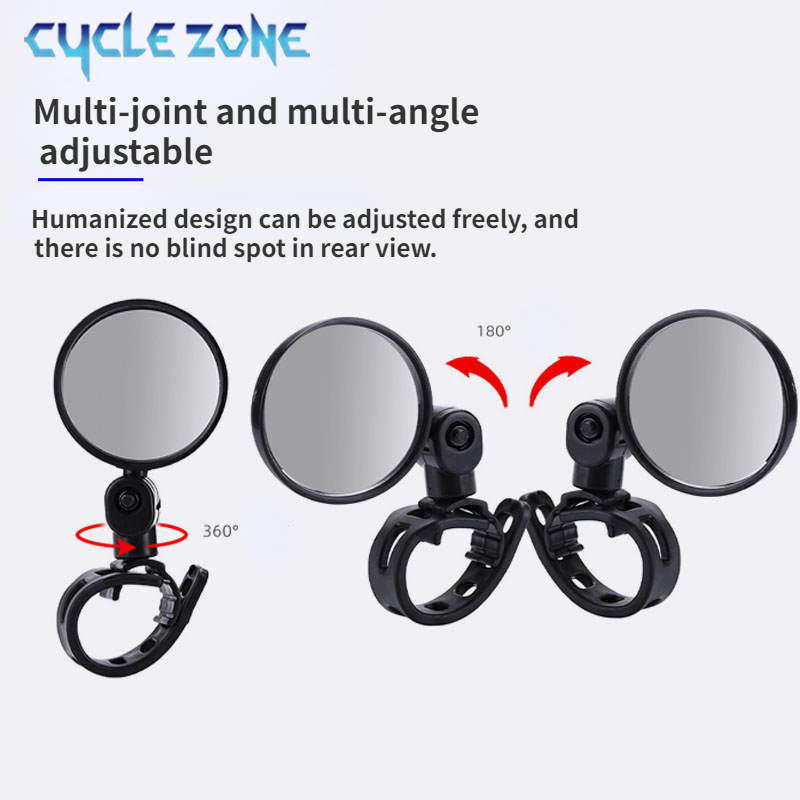 2PCS Bicycle Rearview Mirror 3 - Cycling Zones recensione e prezzo
