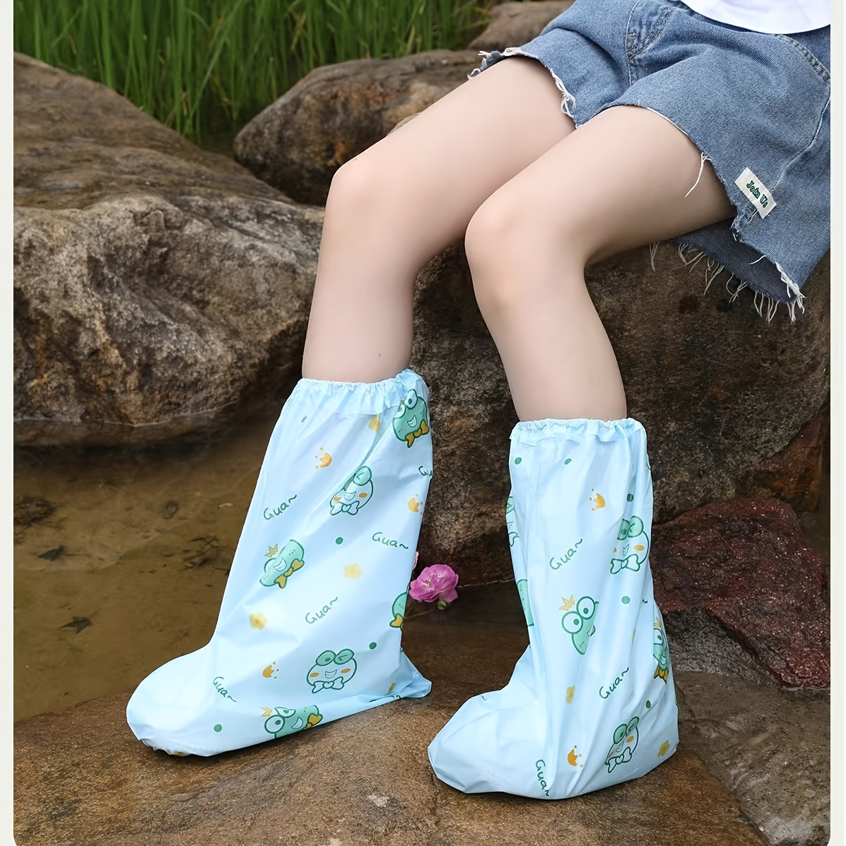 10pc Frog Cartoon Shoe Covers  - Cycling Commute Shoes recensione e prezzo