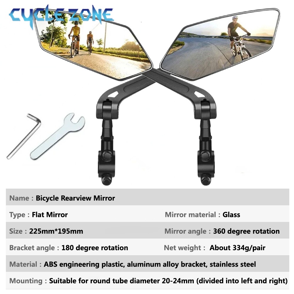 Mountain Bike Rearview Mirror  - Cycling Zones recensione e prezzo