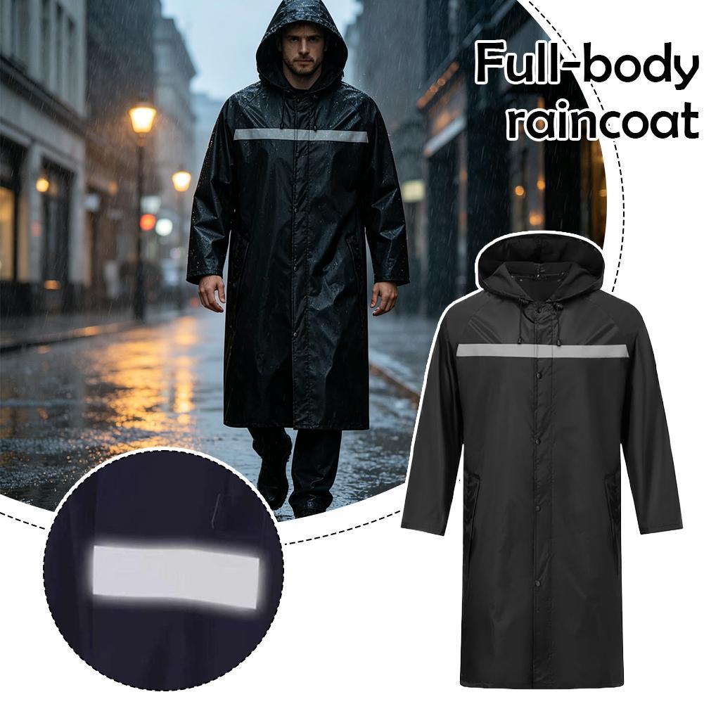 Unisex Full-Body Raincoat with - Cycling Commute In Rain recensione e prezzo