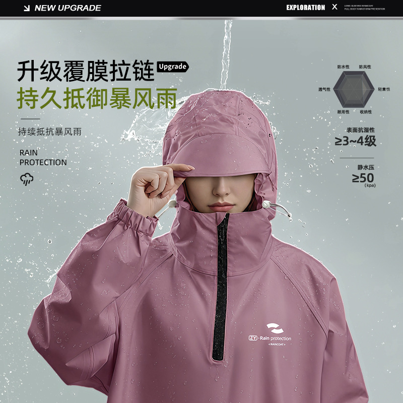 Unisex Long Sleeve Hooded Rain - Cycling Commute In Rain recensione e prezzo