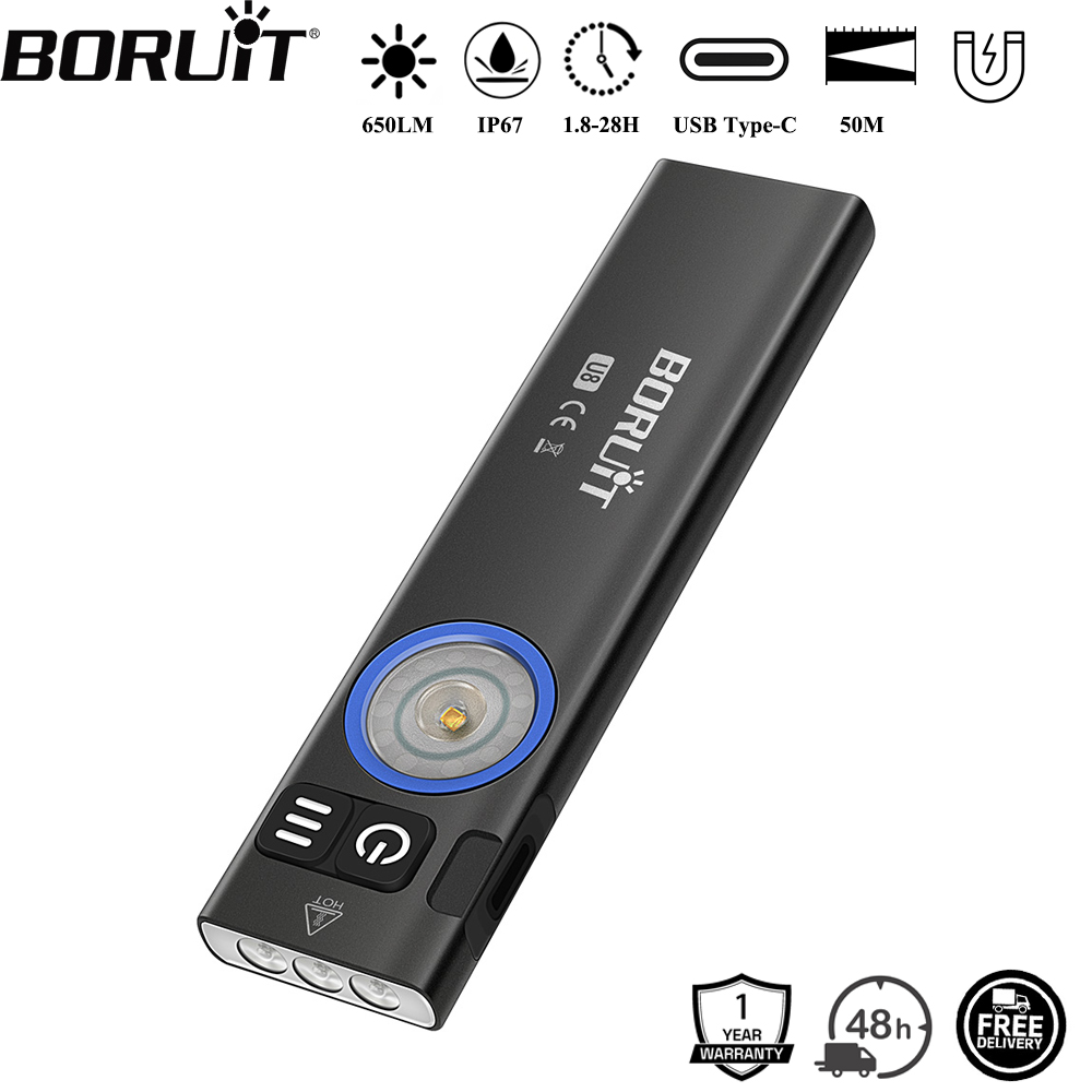 BORUiT U8 650LM EDC LED Flashl - Cycling To Work recensione e prezzo