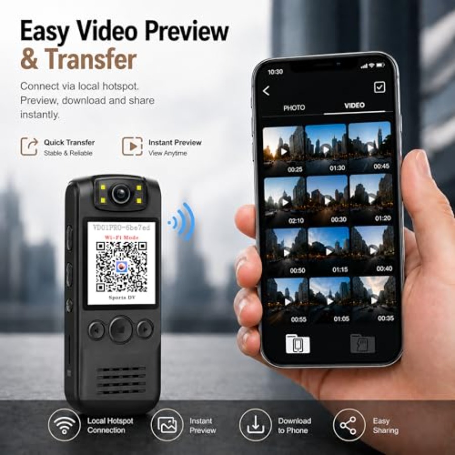 4K Body Camera for Work Cyclin - Cycling To Work recensione e prezzo
