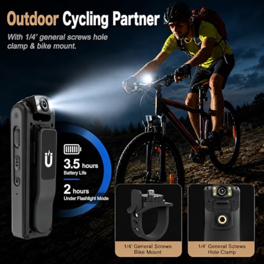 4K Body Camera for Work Cyclin - Cycling To Work recensione e prezzo