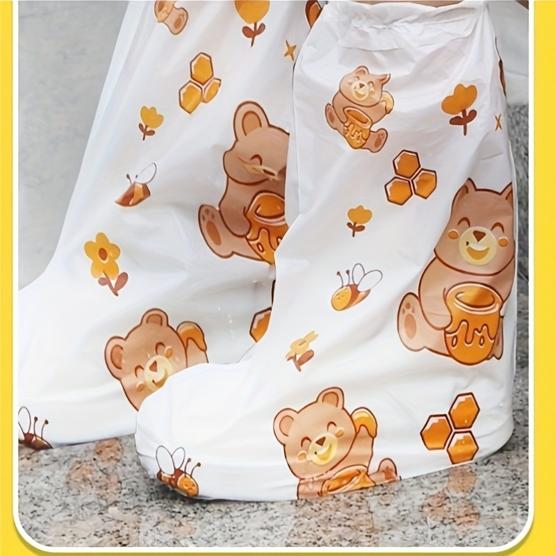 10pc Bear Cartoon Printed Shoe - Cycling Commute Shoes recensione e prezzo