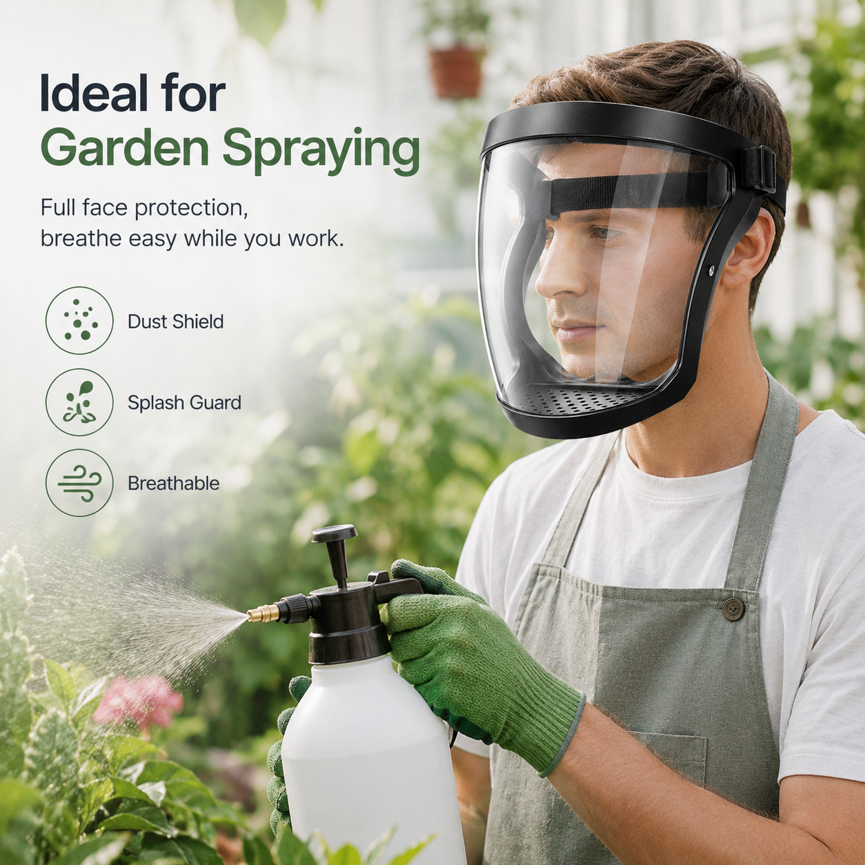 Full Face Shield for Yard Work - Cycling To Work recensione e prezzo