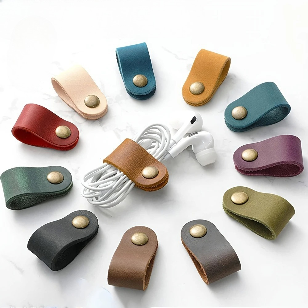 2/5/10pcs random color PU Leat - Cable Lock Flexible recensione e prezzo