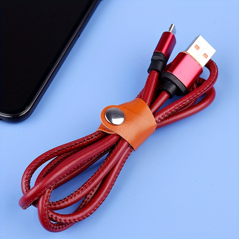 2/5/10pcs random color PU Leat - Cable Lock Flexible recensione e prezzo