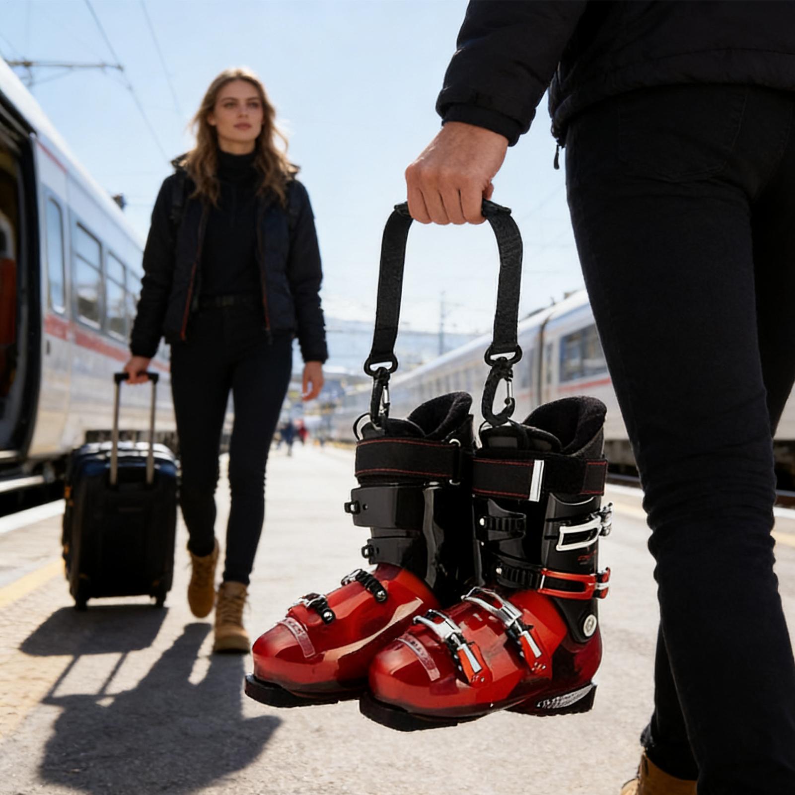 Ski Boot Straps Gear Shoulder  - Cycling For Commute recensione e prezzo