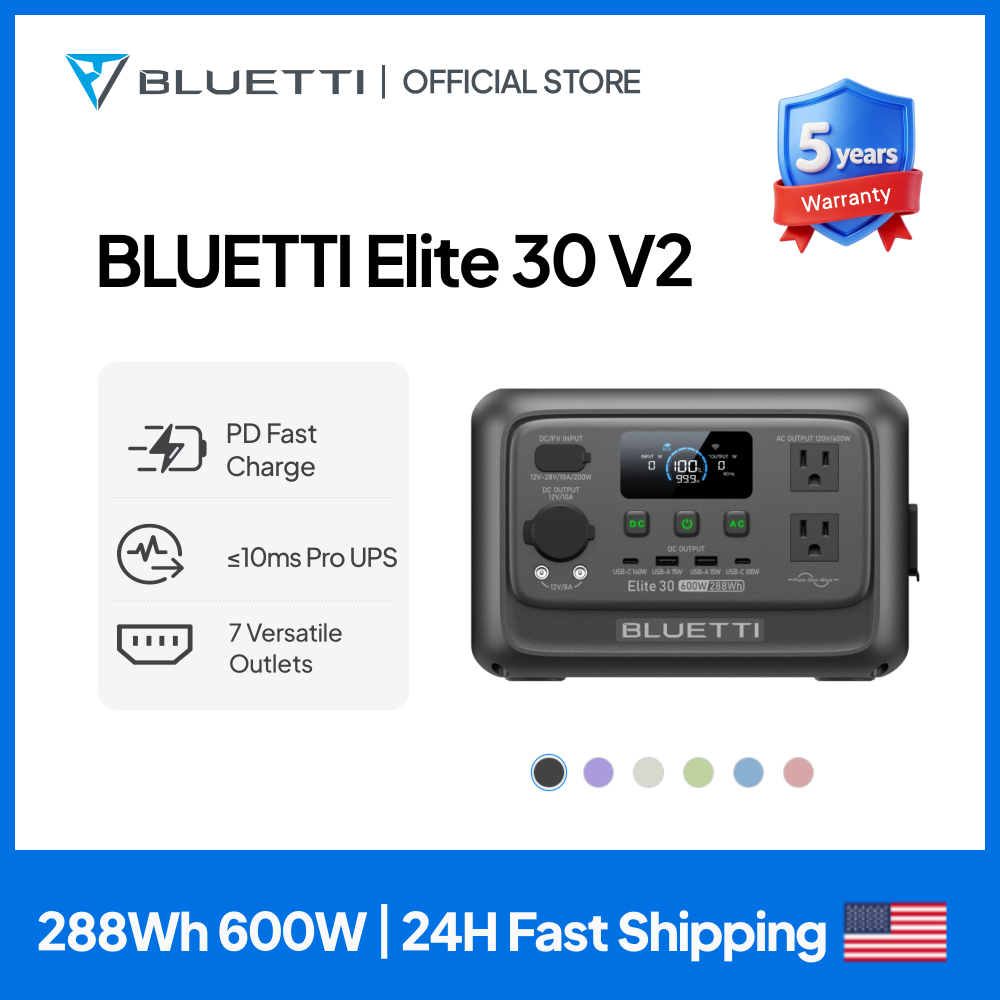 【Renew】BLUETTI Elite 30 V2 Por - Usb Charger Dynamo recensione e prezzo