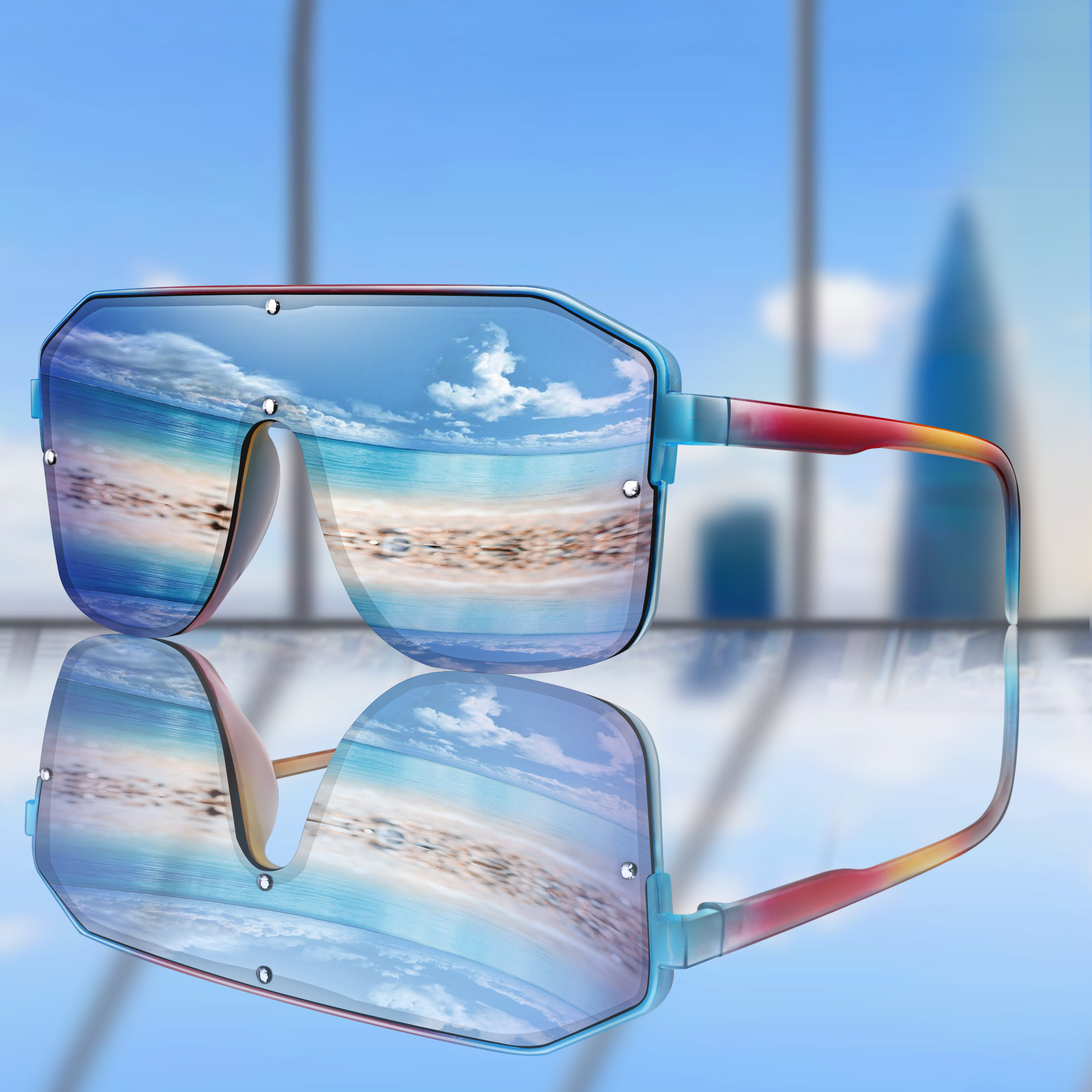 New Brand Square Big Frame Sun - Cycling Zones recensione e prezzo