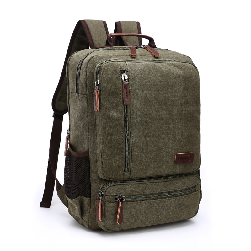 Vintage Canvas Backpack Men La - Cycling Commuter Backpack recensione e prezzo