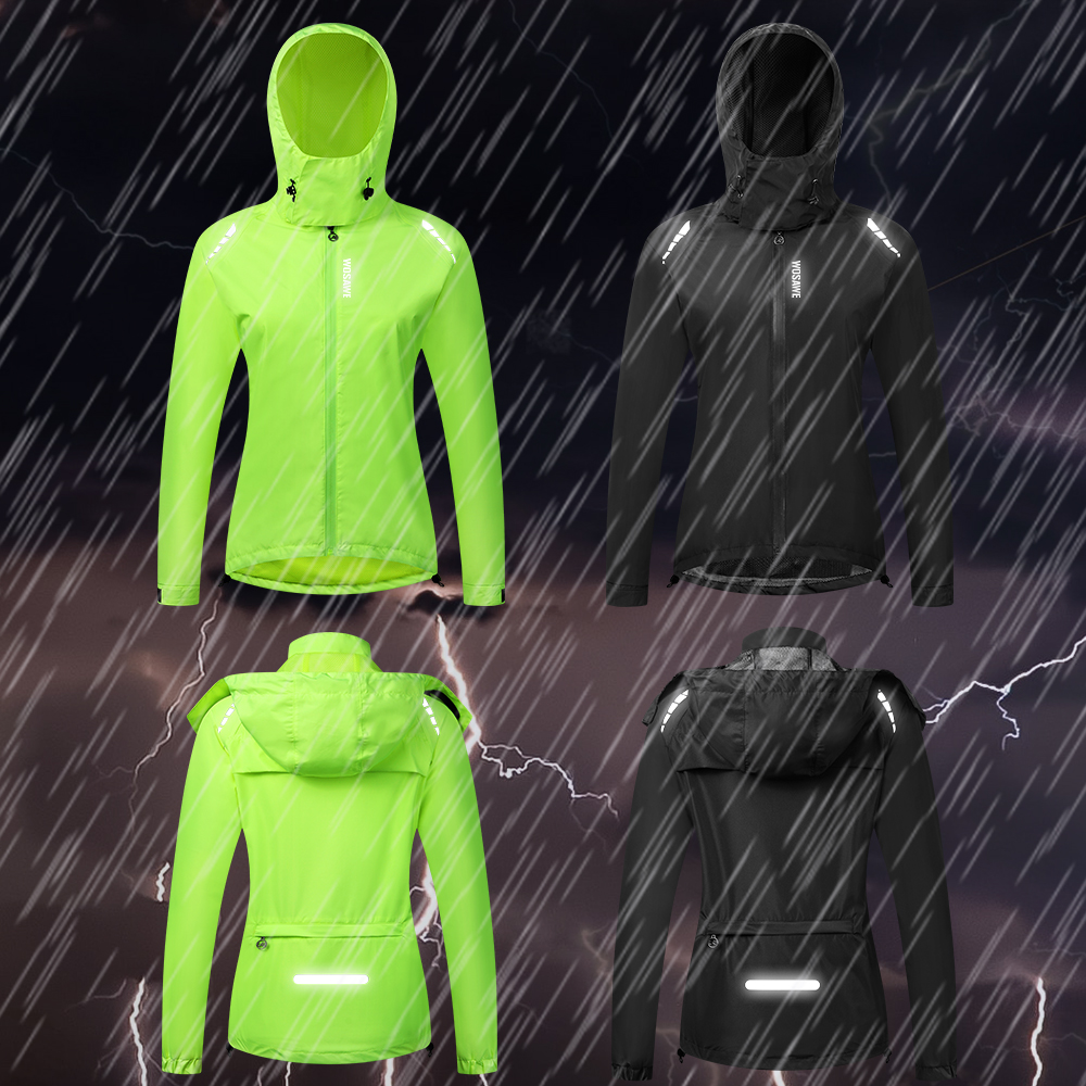 WOSAWE Cycling Raincoat Women  - Cycling Rain Jacket Commute recensione e prezzo