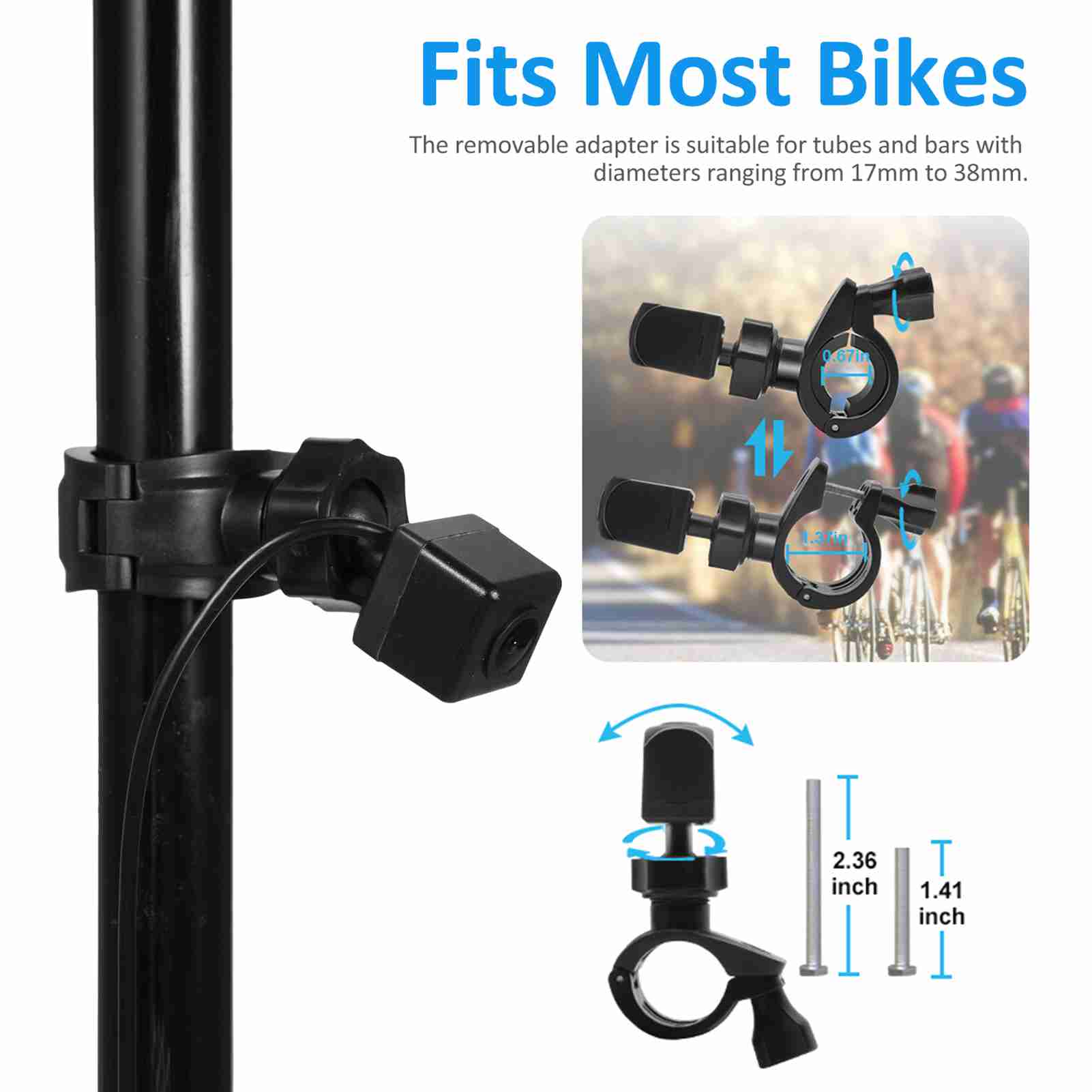 Bike Rear View Camera 1080P 4. - Cycling Zones recensione e prezzo