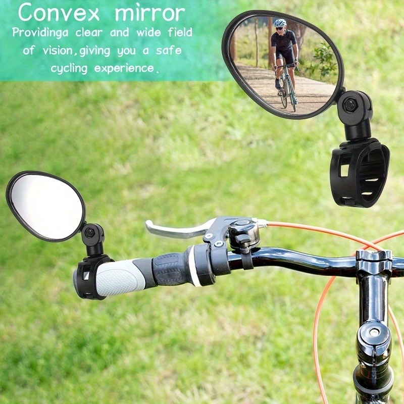 1/2PCS  Bike Mirrors, Acrylic  - Mirror Handlebar Convex recensione e prezzo