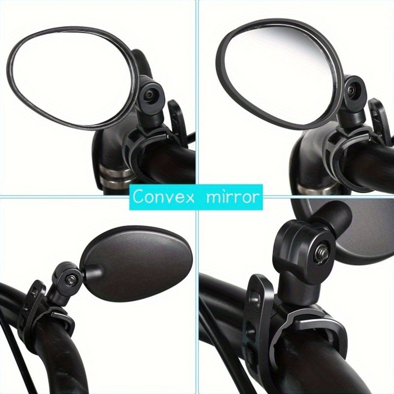 1/2PCS  Bike Mirrors, Acrylic  - Mirror Handlebar Convex recensione e prezzo