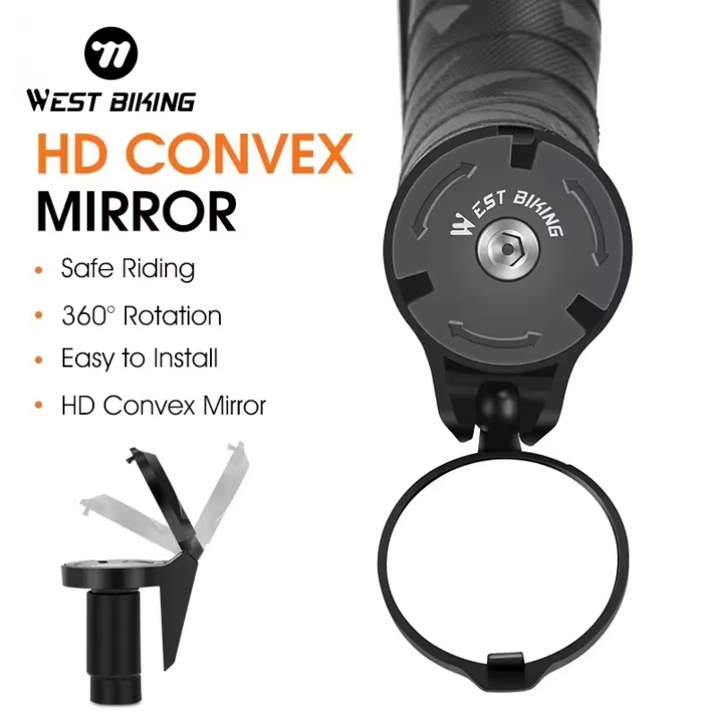 WEST BIKING Bike Rearview Mirr - Mirror Handlebar Convex recensione e prezzo