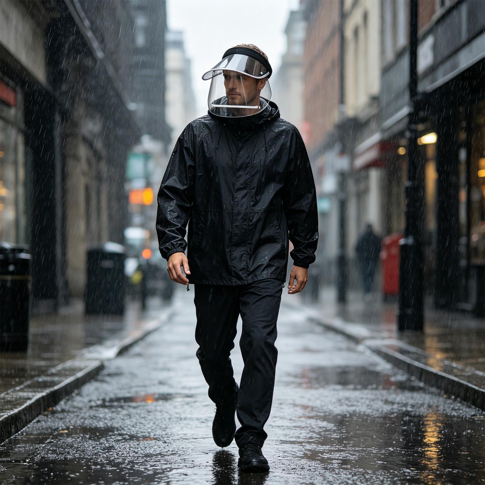 Rainproof Face Shield Clear Wi - Cycling Commute In Rain recensione e prezzo