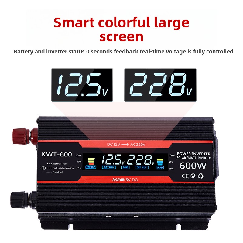 Inverter 12v 220v Solar Invert - Usb Charger Dynamo recensione e prezzo