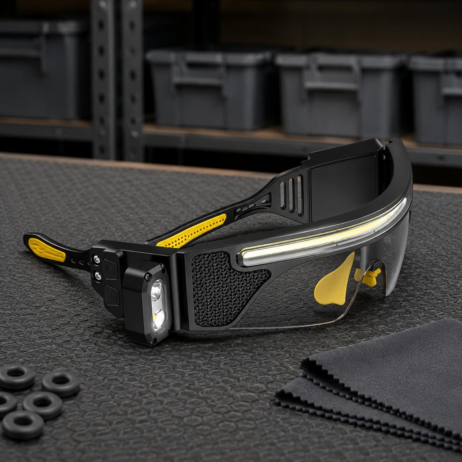 Curved-Fit LED Glasses Black F - Cycling To Work recensione e prezzo