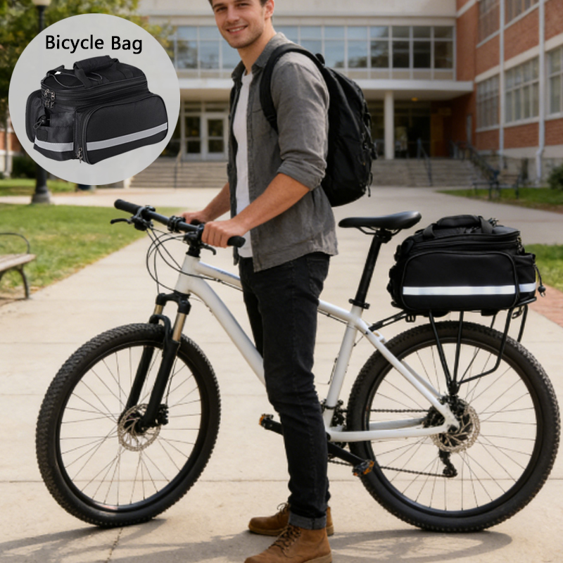 1pcs Bicycle Trunk Bag Bike Re - Cycling Commute In Rain recensione e prezzo