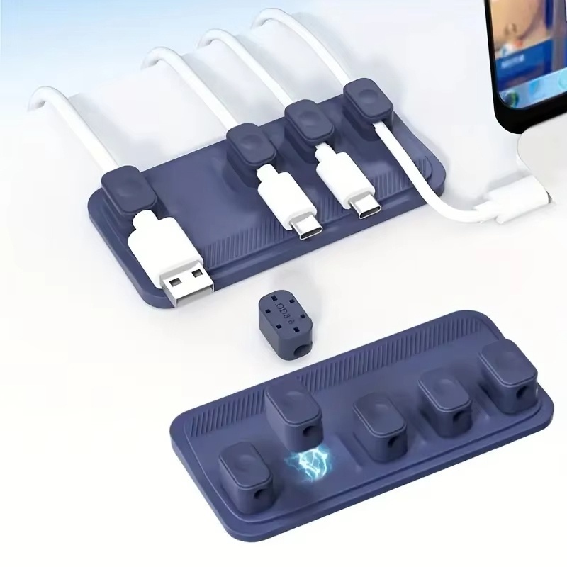 Self-adhesive Silicone Magneti - Cable Lock Flexible recensione e prezzo