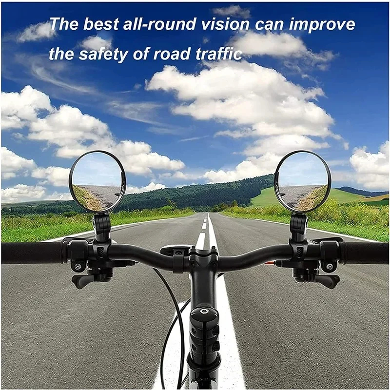 2-8pcs Bike Mirror, Bar End Bi - Mirror Handlebar Convex recensione e prezzo