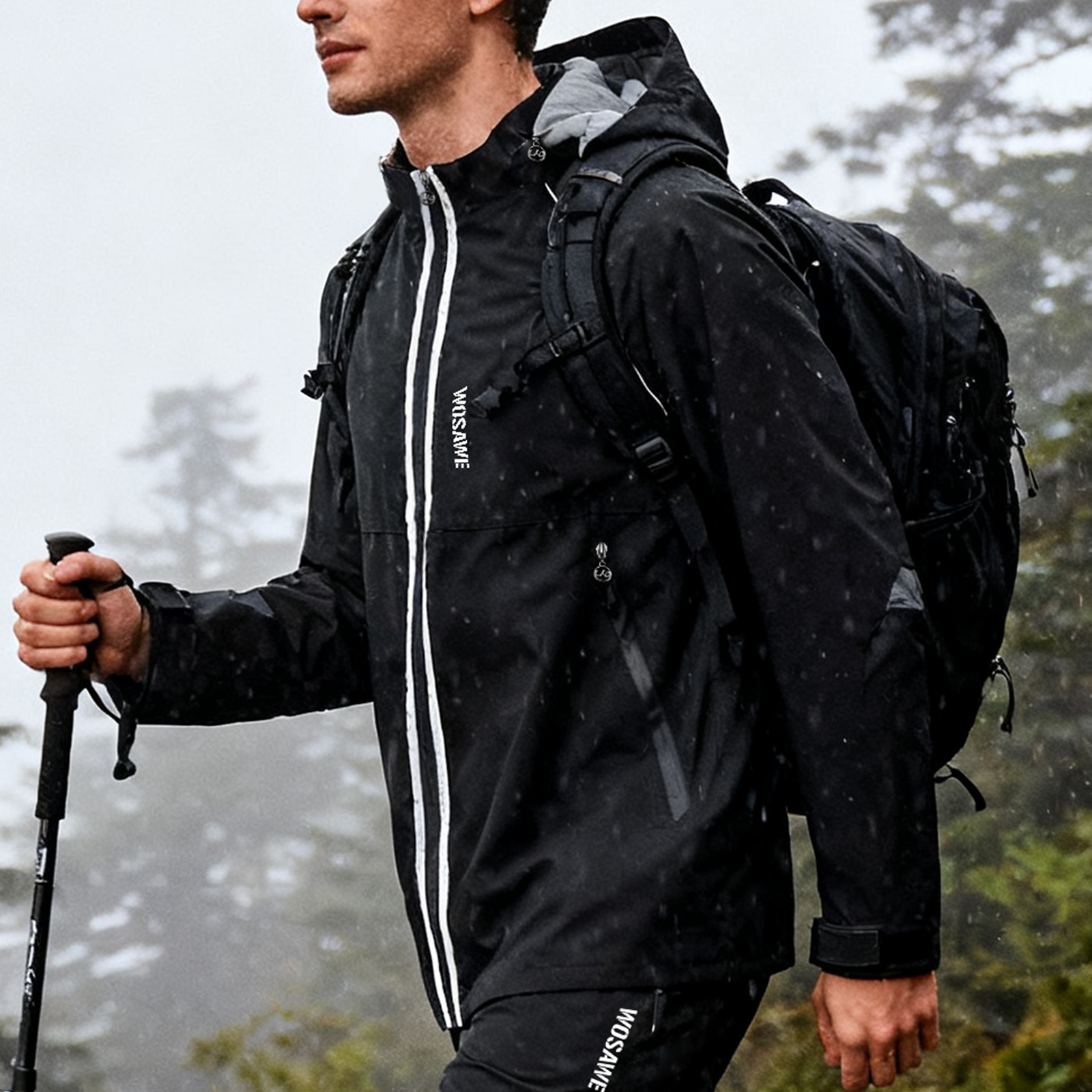 WOSAWE Motorcycle Raincoat 100 - Cycling Rain Jacket Commute recensione e prezzo