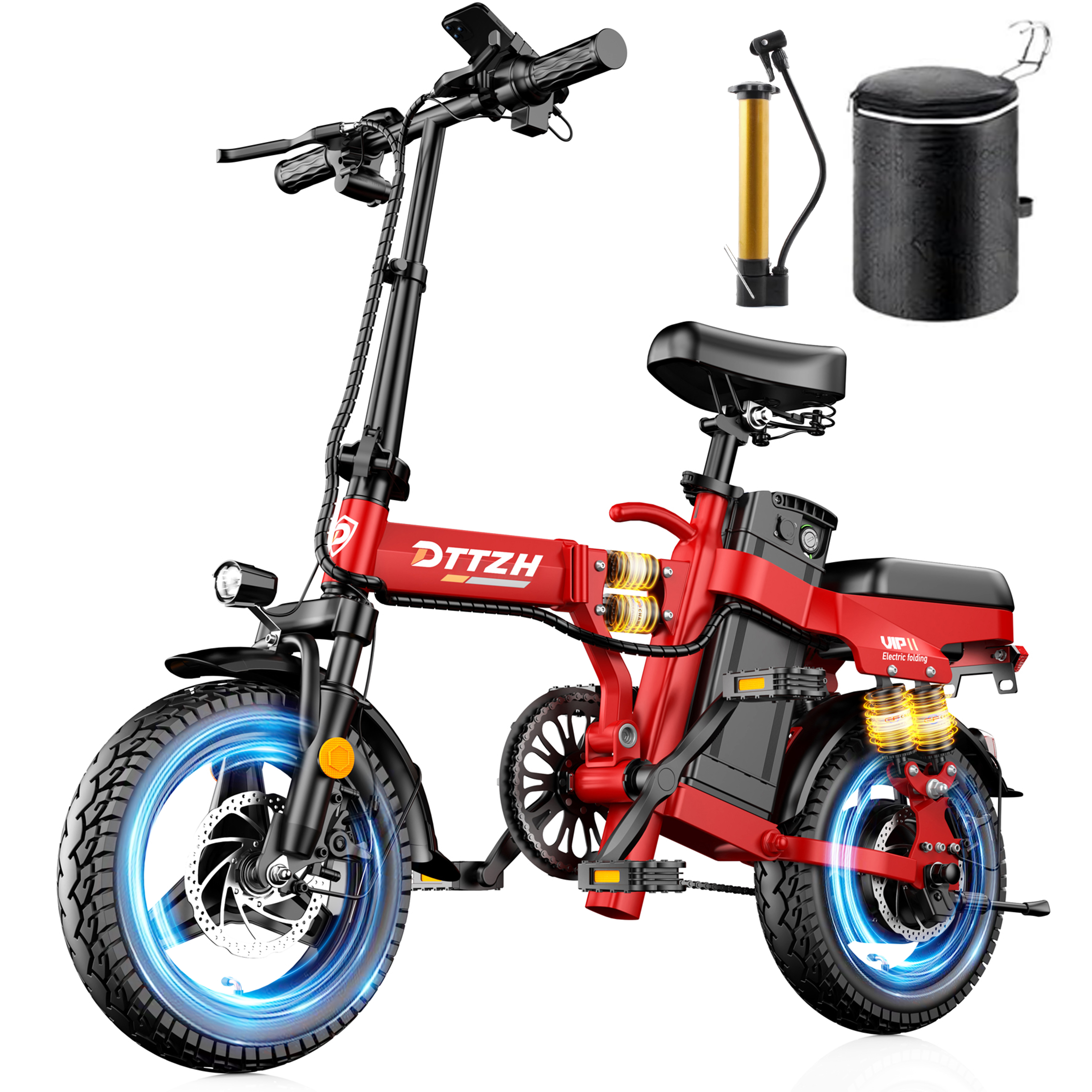 DTTZH A12S Foldable Electric B - Commuter Biking recensione e prezzo