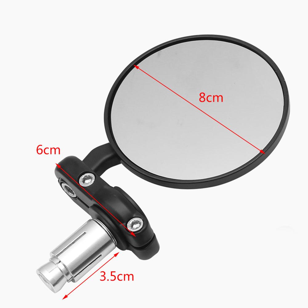 2pcs Motorcycle Mirror Round B - Mirror Handlebar Convex recensione e prezzo