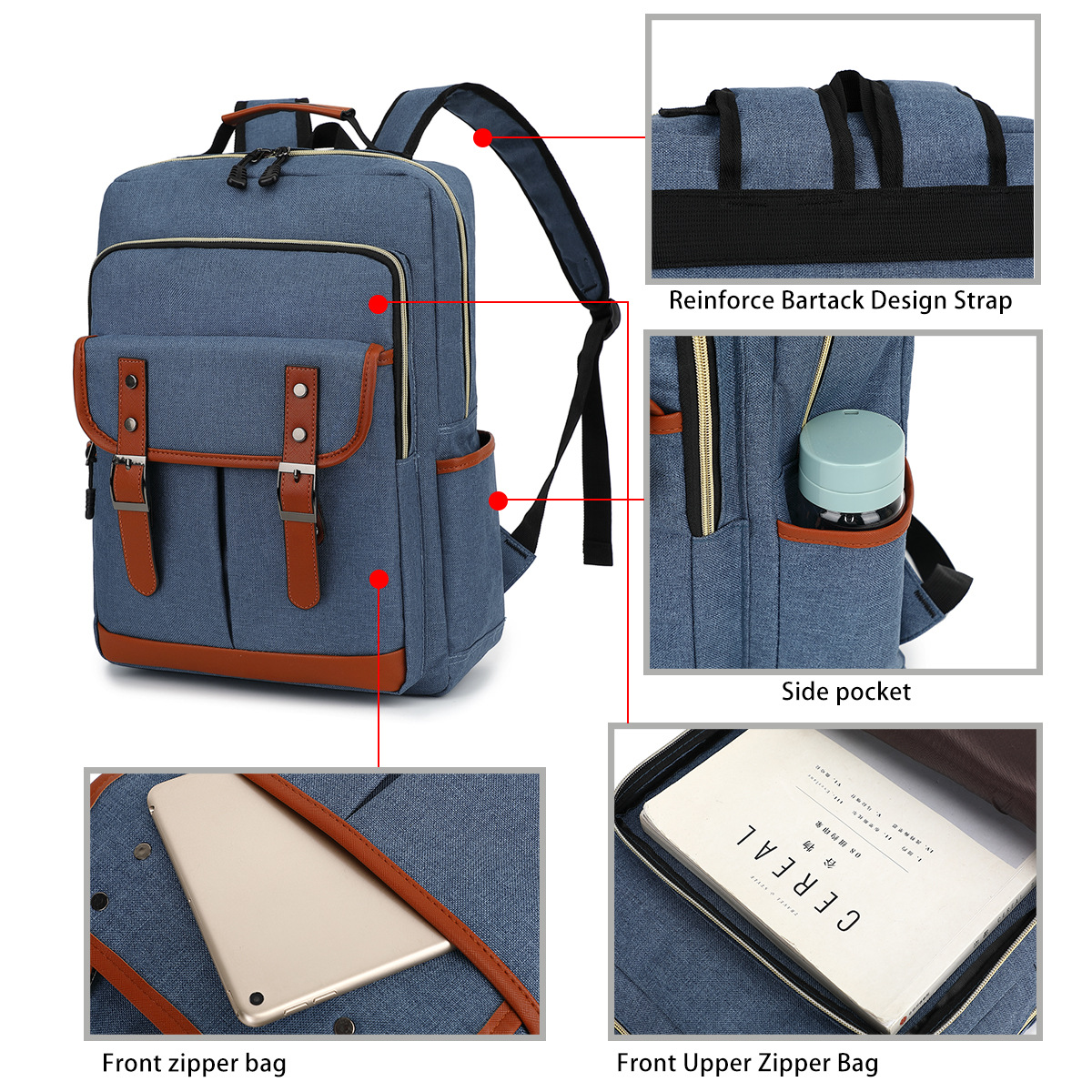 Men & Women Quality Oxford Fab - Cycling Commuter Backpack recensione e prezzo
