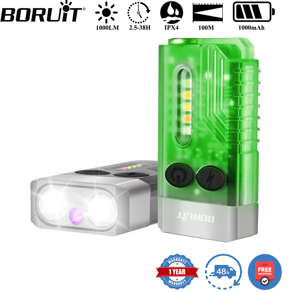 BORUiT V10 Keychain UV LED EDC - Cycling To Work recensione e prezzo