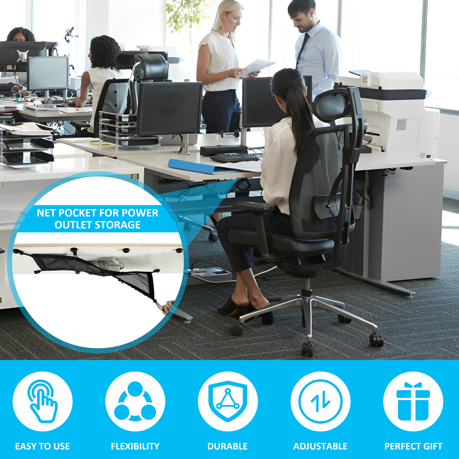 Cable Management Net Large Cap - Cable Lock Flexible recensione e prezzo