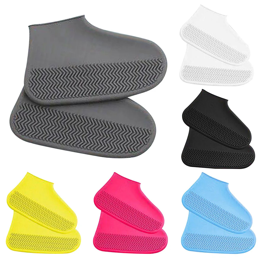 1 Pair Reusable Rubber Rain Bo - Cycling Commute In Rain recensione e prezzo