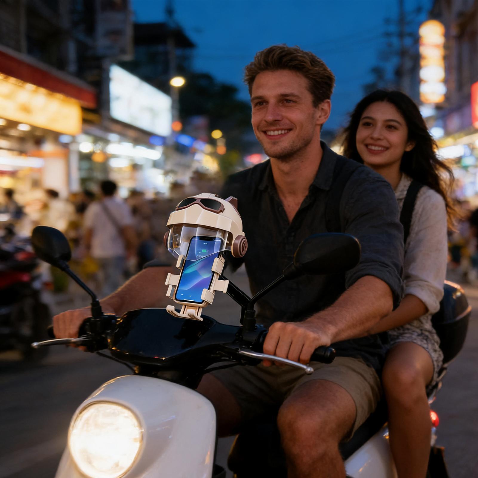Phone Holder Helmet Sun Rain P - Commuting With Road Bike recensione e prezzo