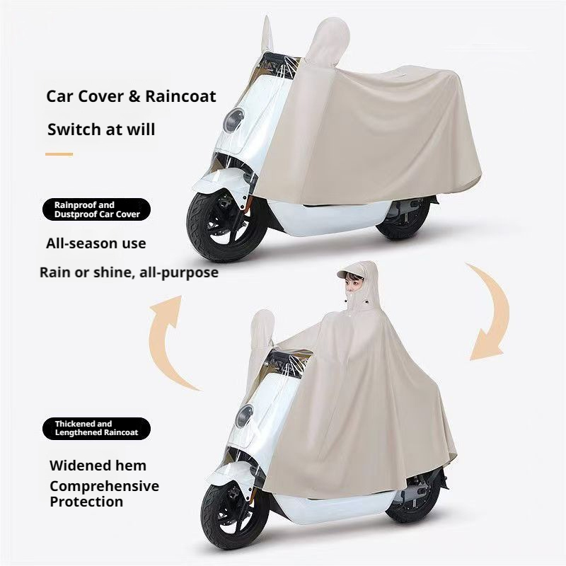 SEAMETAL Motorcycle Raincoat E - Cycling Rain Jacket Commute recensione e prezzo
